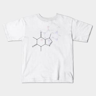 Caffeine Molecule Kids T-Shirt